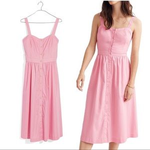 Pink Fleur-Bow back dress